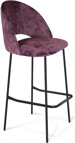 Стул барный Sheffilton SHT-ST34/S29 вишневый джем/чёрный муар от фабрики Sheffilton