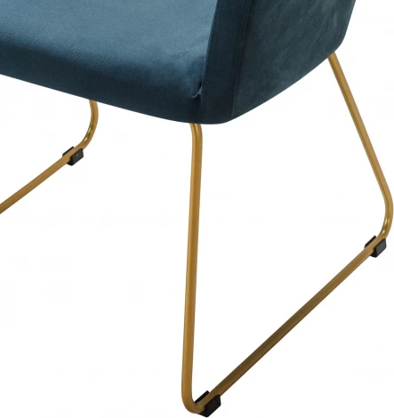 Кресло Oscar Diag blue/Линк золото R-Home арт.410118164h_Diagblue