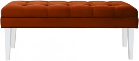 Банкетка Adel ОГОГО (арт.341340), (Ткань/Оранжевый)