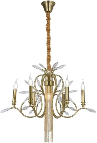 Подвесная люстра Alfa Light F1124-25 (220V, на цепи, свеча)