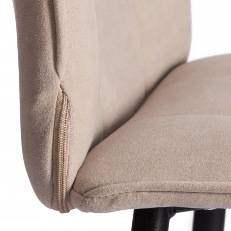 Барный стул Bari/Бари Tetchair (Металл,Велюр/Бежевый) арт.24907