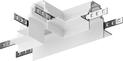 Коннектор Т-образный Gravity встраиваемый белый (магнитный) Maytoni Technical TRA010CT-42W