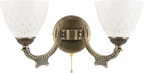 Бра с выключателем Arte Milano AM343837 343837/2W AB (220V)