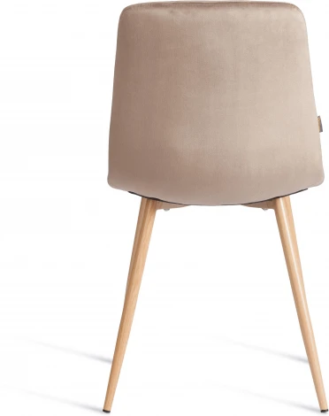 Стул CHILLY (mod. JSC-220) Tetchair (Велюр,Металл /Бежевый) арт.24349