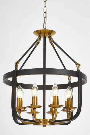 Подвесная люстра Lumina Deco Berling LDP 8024-8 BK+MD