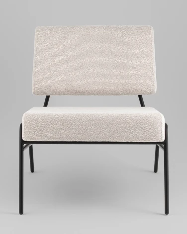 Кресло Теллинг шенилл серо-бежевый Stool Group УТ000041924