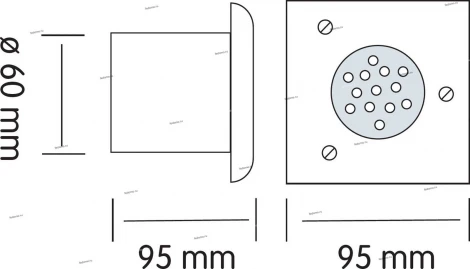 Светильник тротуарный светодиодный Horoz Inci, 1 лампа, белый с никелем и прозрачным