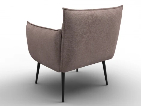 Кресло Лига-083 (Фанера/Металл/Велюр/Бежевый) Лига Диванов 132318