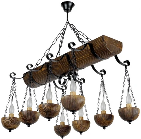 Подвесная люстра Тарьсма Геркулес Геркулес-8 (220V, на цепи, подсвечник, свеча)
