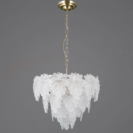 Подвесная люстра хрустальная ILLUMICO IL3593-6+3PSQ-25AB ELITE