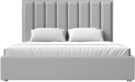 Кровать интерьерная Афродита 180 (Белый/Экокожа) Лига Диванов арт.120599