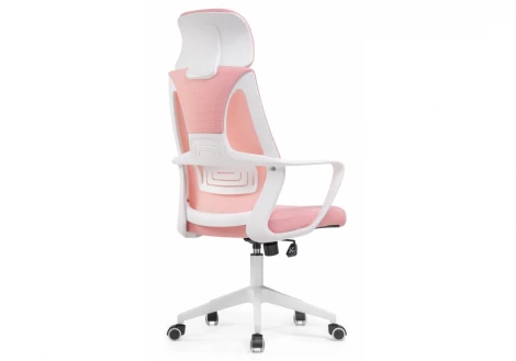 Компьютерное кресло Woodville Golem pink / white 15334