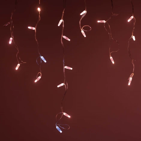 Светодиодная гирлянда Ardecoled ARD-EDGE-CLASSIC-2400x600-CLEAR-88LED-FLASH Rose Gold (230V, 6W) (IP65)