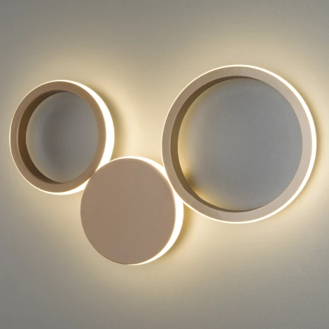 Настенный светильник Eurosvet Rings 40141/1 LED золото
