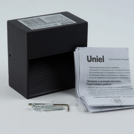 Архитектурная подсветка Uniel ULU-S03A-3W/4000K IP54 BLACK