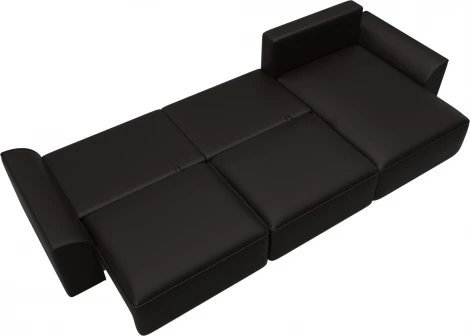 Диван угловой Лига-048 НПБ лонг Лига Диванов (Экокожа) арт.128495