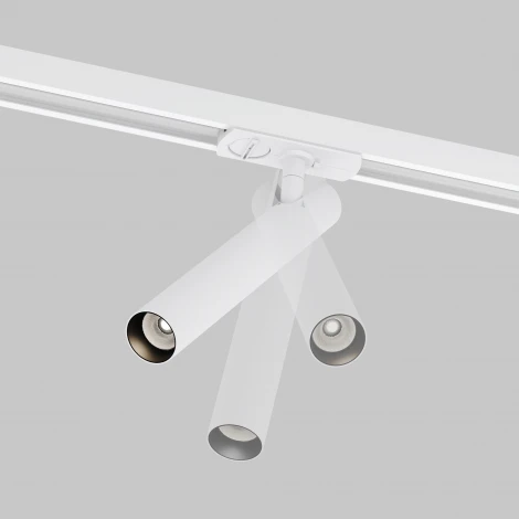 Трековый светильник однофазный Maytoni Focus T TR141-1-6W3K-M-W (LED, 220V, круглые)