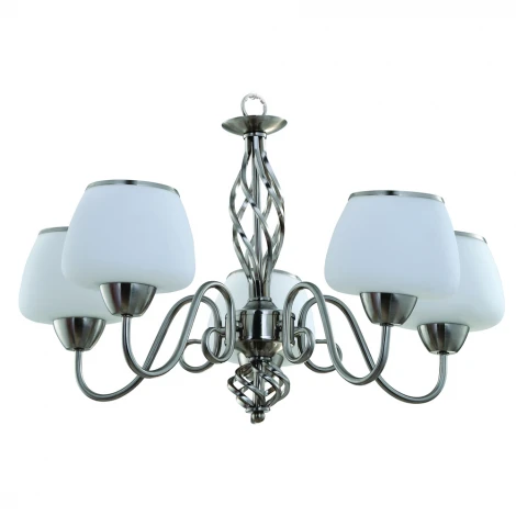 Подвесная люстра IDLamp 828 828/5-Whitechrome