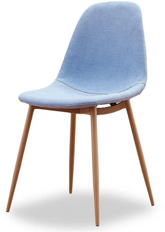 Стул DC-350 голубой/дерево