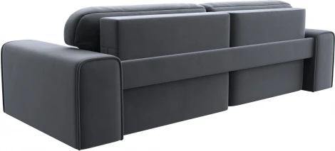 Диван угловой Лига-029 правый угол (Серый/Велюр) Лига Диванов арт.121928