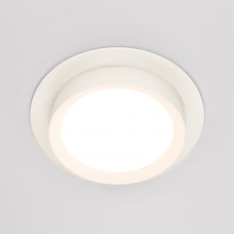 Встраиваемый светильник Hoop GX53 1x15Вт Maytoni Technical DL086-GX53-RD-W (220V, круглые)