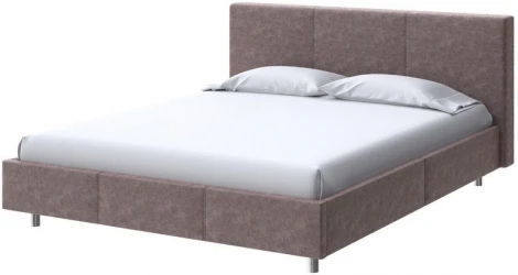 PROxSON Кровать Novo (Ткань: Велюр Gratta 8 Брауни) 90x200