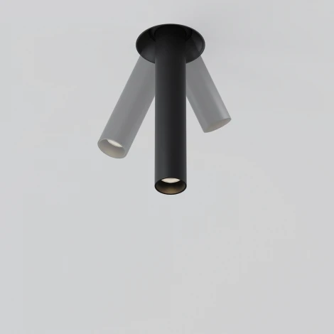 Встраиваемый светильник Maytoni Focus T C140TRS-L200-7W3K-B (LED, 220V, круглые)