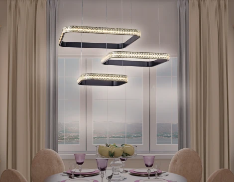 Подвесной светильник Ambrella Acrylica FA6166 (регулировка яркости, LED, 220V, пульт управления, на проводе)