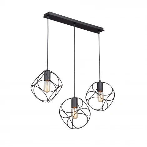 Подвесной светильник Vitaluce V4970-1/3S (220V, на проводе, куб)