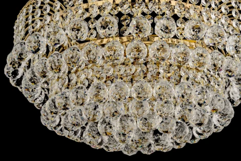 Подвесная люстра Arti Lampadari Pompei E 1.5.40.100 G (220V, хрусталь, на цепи)