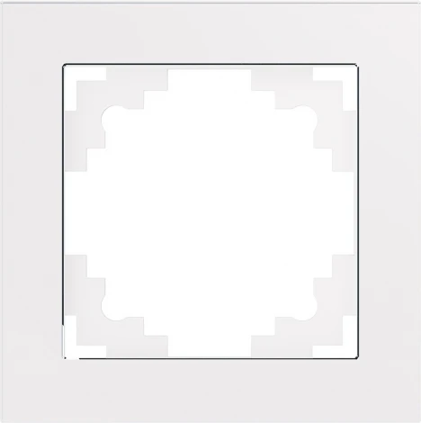 Рамка на 1 пост (белый) Stekker Катрин 39517