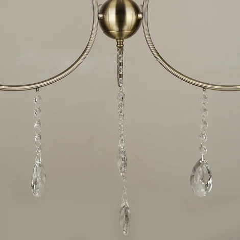 Подвесная люстра Reluce 04462-0.4-03 (220V, подвески, на цепи, подсвечник, свеча)