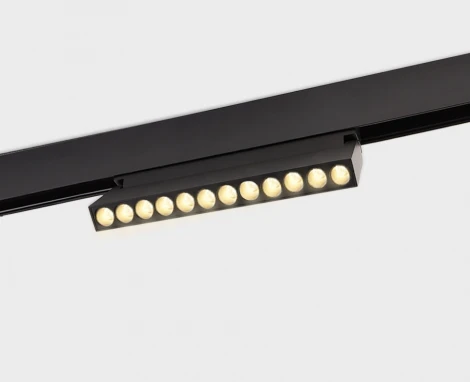 Трековый светильник магнитный 12W 48V Italline IT012-5023 black 3000K