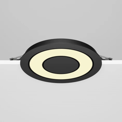 Встраиваемый светильник Maytoni Vector DL102-12W2.7K-B (LED, 220V, круглые)