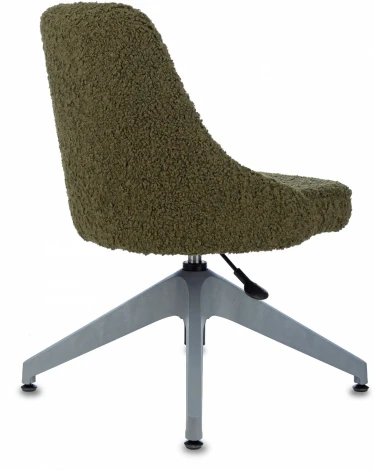 Кресло Бюрократ CH-340GLZ хаки экомех крестов.4-луч. пластик пластик серый