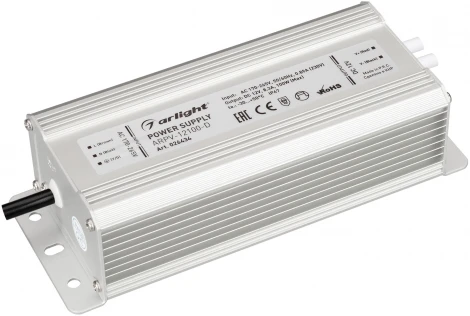 Блок питания ARPV-12100-D (12V, 8.3A, 100W) (IP67 Металл) 026434 Arlight ARPV