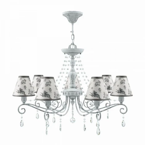 Люстра подвесная Provence 28 E4-07-G-LMP-O-8-CRL-E4-07-TR-UP