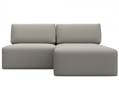 Диван угловой модульный Лига-060 НПБ угол универсальный (ЛДСП,Брус,Фанера/Пластик/Рогожка/Бежевый) Лига Диванов 129713