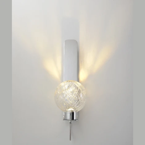 Бра Crystal Lux BELLA AP1 CHROME (LED, 220V, шар)