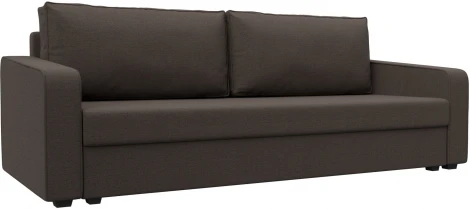 Диван прямой Лига-009 (Коричневый/Рогожка) Лига Диванов арт.124152