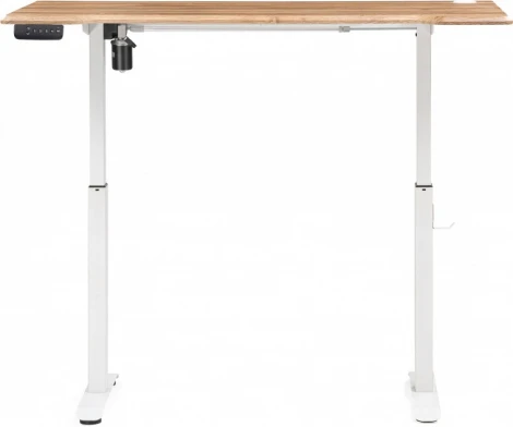 Компьютерный стол Маркос с механизмом подъема 140 (Маркос с механизмом подъема 140х80х75 белый / вотан дуб) Notta арт.578486