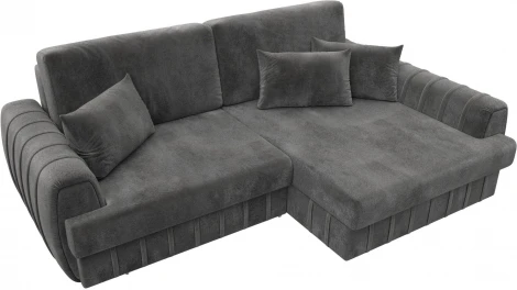 Диван угловой Лига-057 НПБ угол правый Лига Диванов (Велюр) арт.129277