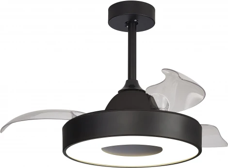 Потолочная люстра светодиодная с вентилятором Mantra Coin 8221 (регулировка яркости, 220V, пульт управления, круглые)