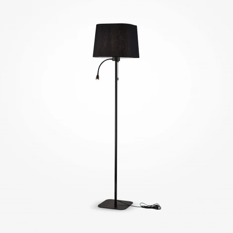 Торшер для чтения Maytoni Farel Z001FL-L3W-1B (220V, выключатель, куб)