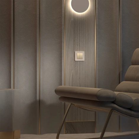 Рамка на 1 пост (айвори/белый, soft-touch) Werkel W0013066 (a067251)