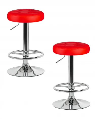 Набор 2 шт табурет барный DOBRIN BRUNO (красный)