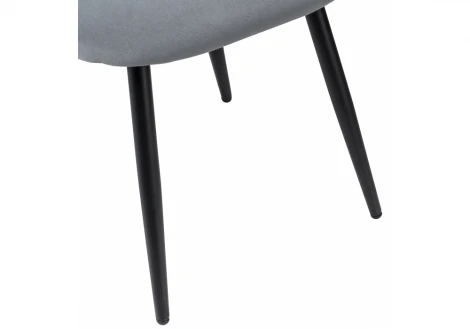 Стул Woodville на металлокаркасе Gabi 1 gray / black 15110