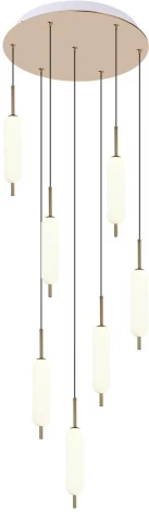 Потолочная люстра каскадная Alfa Light F2524-32 (LED, 220V, на проводе)