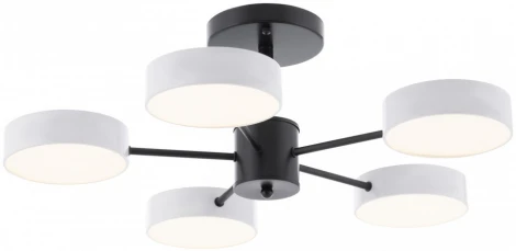 Потолочная люстра светодиодная на штанге Arte Milano Ferrara 250906/5B Wh (220V, круглые)