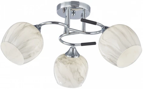 Потолочная люстра на штанге Arte Milano AMALFI-327985 327985/3 CR+BK (220V)